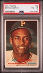 1957 Topps #76 Roberto Clemente – PSA VG-EX 4