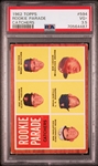 1962 Topps #594 Rookie Parade Bob Ueker – PSA VG+ 3.5