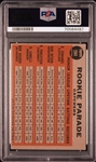 1962 Topps #594 Rookie Parade Bob Ueker – PSA VG+ 3.5