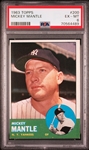 1963 Topps #200 Mickey Mantle – PSA EX-MT 6