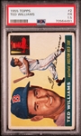 1955 Topps #2 Ted Williams – PSA FR 1.5