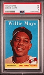 1958 Topps #5 Willie Mays – PSA EX 5