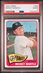 1965 Topps #350 Mickey Mantle – PSA GD 2