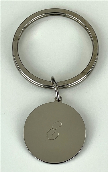 Elvis Presley Owned “E” Monogrammed Silver Key Chain