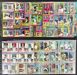 1975 and 1976 Topps Baseball Card Collection (347) Including #228 George Brett and #223 Robin Yount Rookie Cards