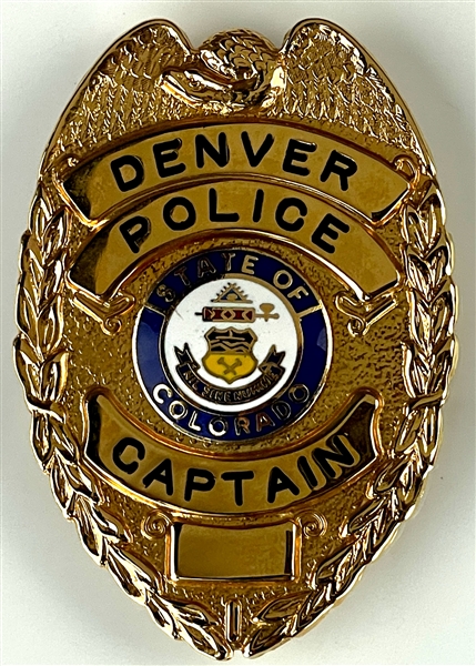 Elvis Presley Owned Denver Police “Captain” Badge