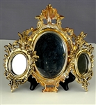 Elvis Presley Owned Italian Decorative Mirror Set from the Graceland Dining Room (3) – From The Nancy Rooks Collection