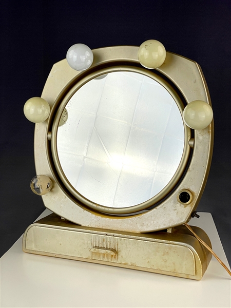 Elvis Presley Owned "Hollywood" Make-Up Mirror from Graceland  – From The Nancy Rooks Collection