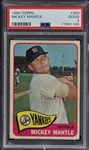 1965 Topps #350 Mickey Mantle – PSA GD 2