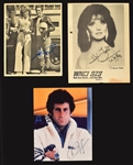 Classic TV Signed 8x10 Trio with Dawn Wells, Henry Winkler and Paul Michael Glazer (BAS)
