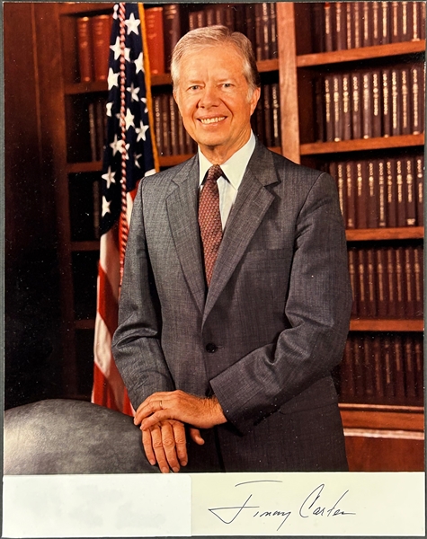 President Jimmy Carter Signed 8 x 10 Photograph (BAS)