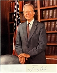 President Jimmy Carter Signed 8 x 10 Photograph (BAS)