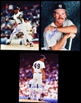 New York Yankee Legends Signed 8x10 Photos Incl. Mariano Rivera, Wade Boggs and Ron Guidry (BAS)