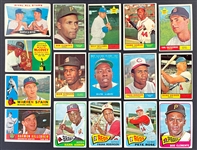 1960, 1961 and 1965 Topps Collection (516) with Many Hall of Famers