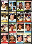 1964 Topps Partial Set (250/587) with Duplication - 456 Total Cards