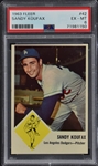 1963 Fleer #42 Sandy Koufax - PSA EX-MT 6