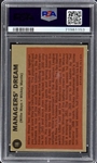 1962 Topps #18 Manager's Dream - Mantle/Mays - PSA EX 5