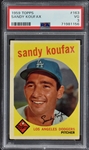 1959 Topps #163 Sandy Koufax - PSA VG 3