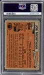 1981 Topps #216 Joe Montana - PSA EX-MT 6