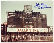 1956 World Series Perfect Game Don Larsen Signed Photo and Baseball (BAS)