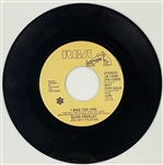 1970's -1980's Elvis Presley RCA Victor Tan Label  “Not For Sale” 45 RPM Singles Group of Five