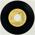 1970's -1980's Elvis Presley RCA Victor Tan Label  “Not For Sale” 45 RPM Singles Group of Five