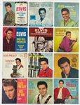 1950's-1970's Elvis Presley RCA Black Label 45 RPM Singles Collection of 25 Different