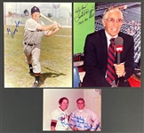 Baseball Hall of Famer Signed Photos and Other Pieces (19 Different) Incl. Willie Mays, Stan Musial, Reggie Jackson and Others (BAS)