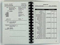 1992 Metallica Band-Signed Concert Tour <em>Crew Itinerary</em> Book - James Hatfield, Lars Ulrich, Jason Newsted and Kirk Hammett (BAS)