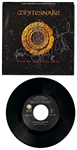 1988 Whitesnake Band-Signed 45 RPM Single Give Me All Your Love Incl. David Coverdale, Vivian Campbell and Tommy Aldridge (BAS)