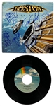 1987 Boston Band-Signed 45 RPM Single We're Ready - Brad Delp, Tom Scholz, Gary Phil, David Sikes, Doug Huffman and Jim Masdea (BAS)