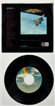 1987 Boston Band-Signed 45 RPM Single We're Ready - Brad Delp, Tom Scholz, Gary Phil, David Sikes, Doug Huffman and Jim Masdea (BAS)