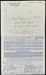 1977 Cheap Trick Concert Contract Signed by Rick Nielsen (BAS) - Opening for Boston at Buffalo Memorial Auditorium