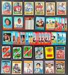 1950's to 1980's Topps, Bowman, Philadelphia and Fleer Football Shoebox Collection of 434 Incl. Many Hall of Famers