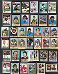 1950's to 1980's Topps, Bowman, Philadelphia and Fleer Football Shoebox Collection of 434 Incl. Many Hall of Famers