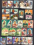 1950's to 1980's Topps, Bowman, Philadelphia and Fleer Football Shoebox Collection of 434 Incl. Many Hall of Famers