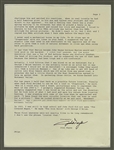 John Wayne Signed 1979 Letter Providing Info and Clarifications for a <em>Saturday Evening Post</em> Article - Amazing Content Incl. His Name, His Early Career, His Walk!