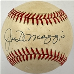 Joe DiMaggio Single Signed Baseball (BAS)