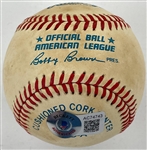 Joe DiMaggio Single Signed Baseball (BAS)