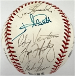 1988 Team USA Olympic Baseball Team Signed Baseball with 20 Signatures Incl. Jim Abbott and Robin Ventura (BAS)