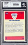 1986 Fleer Basketball Complete Set (132) and Complete Sticker Set (11) with #57 Michael Jordan BGS NM 8