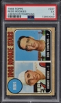 1968 Topps #247 Johnny Bench Rookie Card - PSA EX 5
