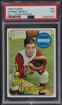 1969 Topps #95 Johnnie Bench - PSA NM 7