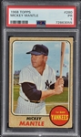 1968 Topps #280 Mickey Mantle - PSA PR 1