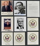 Huge Collection of Senators, Congressmen and Cabinet Members Signed Photos, Letters and Cuts (31 Pieces and Other Ephemera) (BAS) 