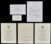 Bill Clinton and Al Gore Signed Collection Incl. 1993 Presidential Inaugural Invitations and Program (6 items) (BAS)