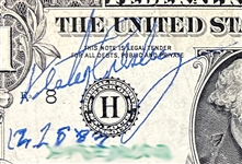 Vester Presley (Elvis' Uncle) Signed $1 Bill (BAS)