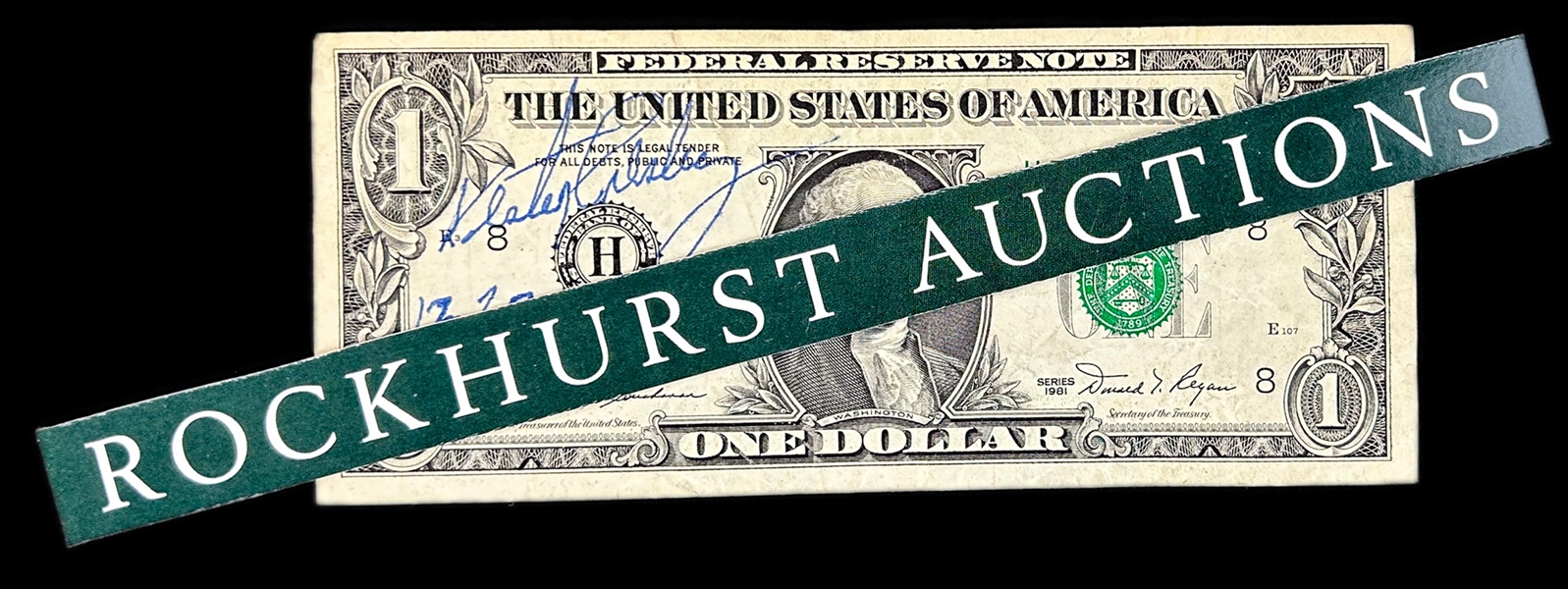 Vester Presley (Elvis Uncle) Signed $1 Bill (BAS)