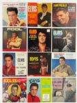 1950's - 1970's Elvis Presley 45 RPM Singles Collection of 30 with Picture Sleeves