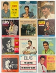 1950's - 1970's Elvis Presley 45 RPM Singles Collection of 30 with Picture Sleeves